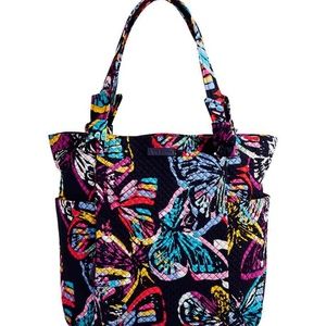 Vera Bradley Hadley Tote in Butterfly Flutter NWOT